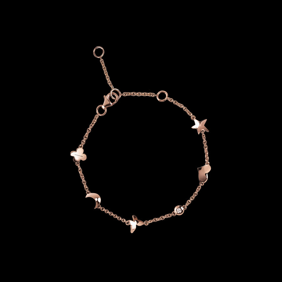 Odyssey fine bracelet in 18ct pink gold by Stefano Canturi